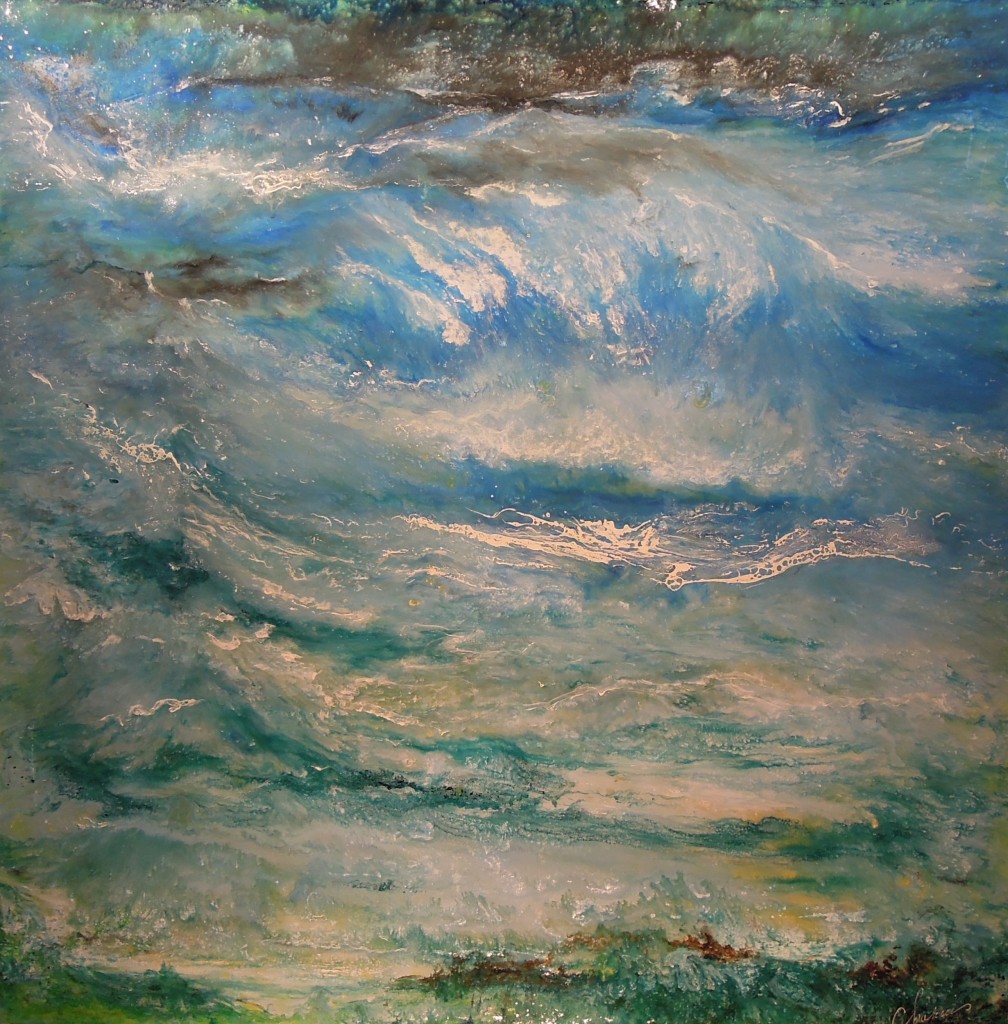 35: La vague 100 x 100